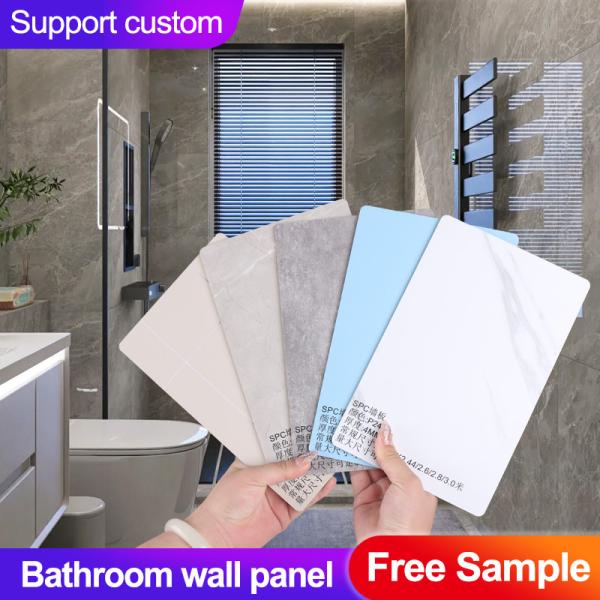 SPC Wall Panel Bathroom Wall Panels Waterproof Board Install Simple Shower Room