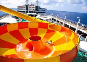 Wholesale Multi Color Huge Water Slide Water Park Attraction Equipment 38 X 30m Floor Space from china suppliers
