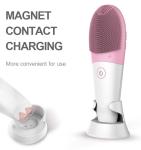 450mAh 50HZ Sonic Silicone Cleansing Brush Silicone Facial Cleansing Device