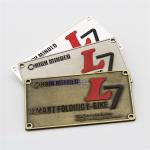 Personalized metal nameplate custom, painted metal badge custom, custom