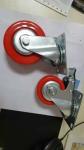 2 Inch Swivel Stem Rubber Trolly Caster Wheel for Industrial Rollerblade Office