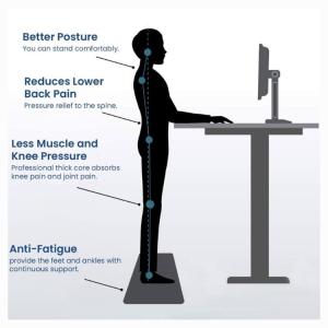 Wholesale Modern Iron Standing Electric Adjustable Height L-Shaped Gaming Desk for Home Office from china suppliers