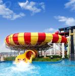Space Bowl Fiberglass Water Slides For Adventure Amusement Waterpark Water