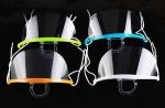 Anti Fog Blue Holder Transparent Plastic Face Mask For Food Service
