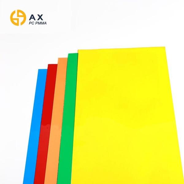 ANXIN 2mm 3mm 5mm Thermal bending cutting colour plexi glass for decoration