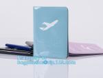 New Arrival Plastic PVC Passport cover, Fashion journey 3D PVC synthetic leather