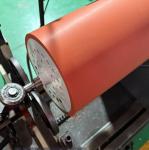 Smooth Or Slotted Exhaust Design Carbon Fiber Slitting Roller Used For Film