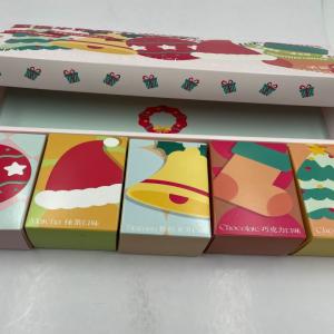 China New Christmas Design Folding Paper Gift Boxes  Packaging Set Of Cheese on sale