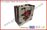 Cotton Handles Custom Paper Gift Bags , Offset Printing Paper Hand Bags