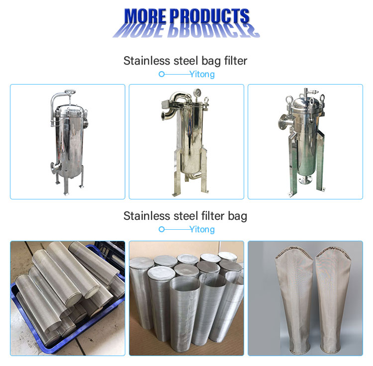 Food Grade Stainless Steel Multi Bag Cartridge Filter Housing For High Viscosity Liquids