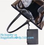 transparent plastic tote shopping pvc bag, Cosmetic Packaging Clear PVC Bag,
