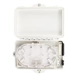 2/4 Cores ABS Mini Fiber Optic Distribution Box / Ftth Fiber Optic Termination