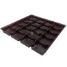 Buy cheap Custom 20 Cavity Plastic Chocolate Packaging Brown Chocolate Plastic Tray from wholesalers