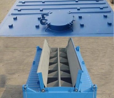 Top Loading Front Unloading Steel Floor 20ft Dry Cargo Grain Intermediate Bulk Storage ISO Shipping Container