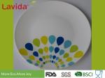 Reusable 20cm / 25cm Melamine Camping Dishes Tasteless High Temperature