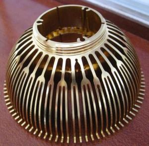 Wholesale Gold Bowl Shape Light Lamp Aluminum Heat Sinks T5 T6 LED Ceiling For Motorcycle from china suppliers