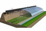 Efficiently Designed Solar Agricultural Greenhouses for Flower and Vegetable