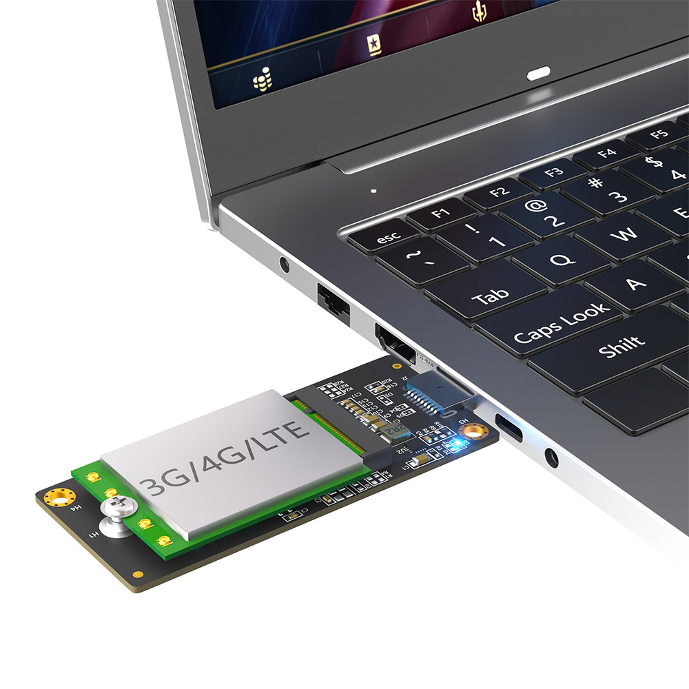 NGFF(M.2) Key B To USB 3.0 Adapter With SIM 6pin Slot For WWAN/LTE ModuleHigh Speed Transmission Without Delay