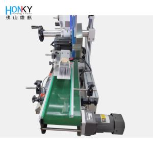 Desktop Bottle Box Cap Flat Surface Labeling Machine 45PCS / Min