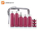 100ML 80ML Travel Makeup Bottles Set , Empty 9pcs Aluminum Lotion Bottles