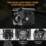 Long Life YAYE Motorcycle Led Driving Fog Lights 60W Amber And White Projector