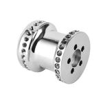 ISO9001 Polished Coffee Vending Roaster 5 Axis CNC Parts