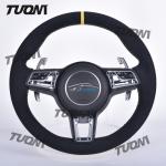 Ergonomic Lightweight Porsche Carbon Fiber Steering Wheel Smooth Grip for