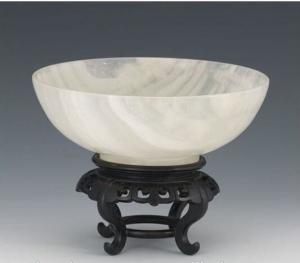 Wholesale Natural Stone 24 White Onyx Stone Bathroom Vessel Sink from china suppliers