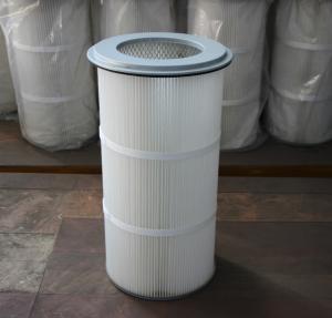 Wholesale Polyester Fiberglass Professional HEPA Pleated Air Filter for Dust Collector D325*1000 mm from china suppliers