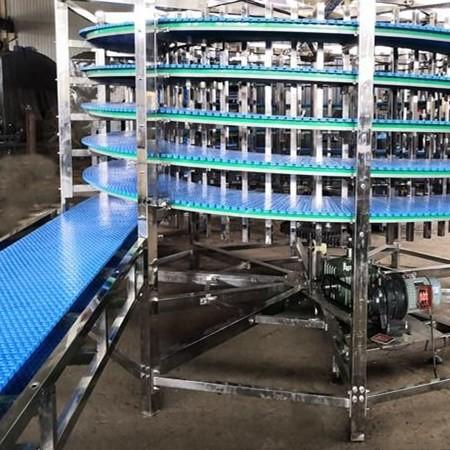 Industrial Bakery Production Line Spiral Cooler Spiral Freezer and Chiller