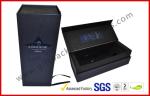 Embossed / Spot UV Square Wine Packaging Boxes , Customized Printed Magnetic