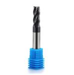 Durable Straight Shank 4 Flute Carbide End Mill PM - 4FL - G Series NaNo TiAIN