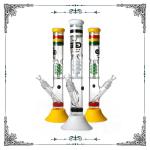 17 Inches Grace Glass Bongs Helix Perc Heady Smoking Water Pipe