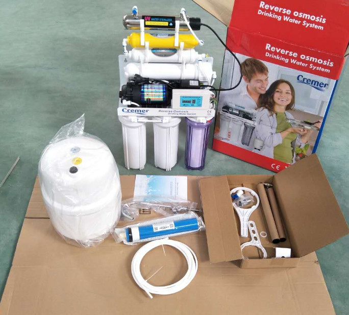 Plastic 7 Stage Reverse Osmosis Water Filtration System 220v Voltage Eco - Friendly