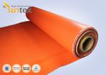 Silicone Rubber Coated Fiberglass Fabric On Single Side For Smoke And Fire