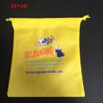 Promotional wholesale custom non woven drawstring bag / Recycle organic , Eco