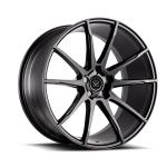 2 Piece Forged Super Sport Car Rims Matte Black Staggered 20 Inch
