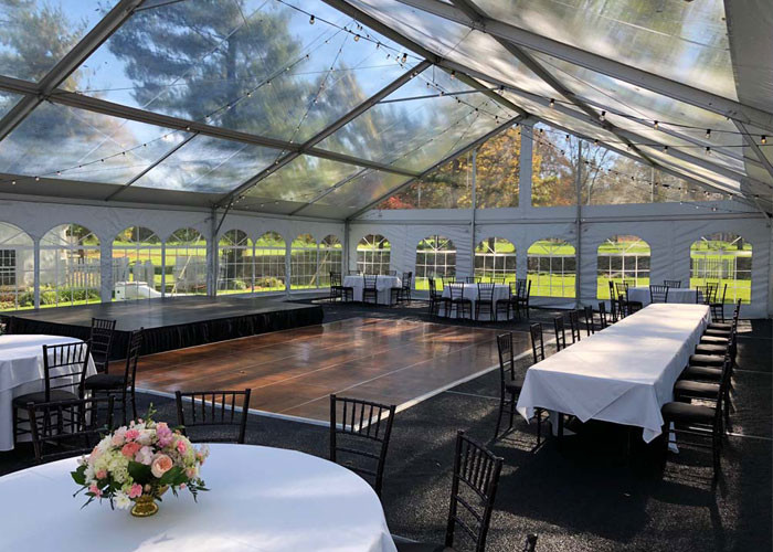 Commercial Design Party Marquee Tent Decoration For Wedding Tent With Transparent Roof Cover And Sidewalls