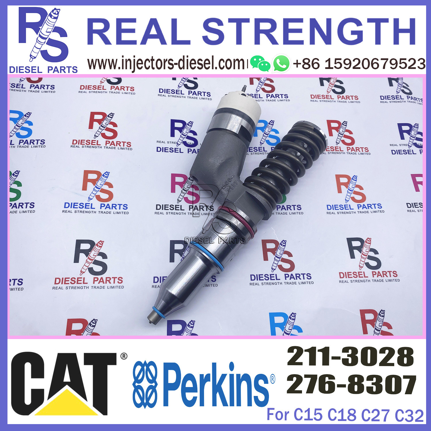 Diesel C15 Engine Injector 200-1117 253-0615 176-1144 191-3005 211-0565 211-3028 For Caterpillar Common Rail