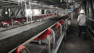 Wholesale Oil Fire Resistant Powered Belt Conveyor 440V Cement Mining Quarry from china suppliers