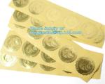 Die Cut Foil stamping, Waterproof Vinyl PVC Custom Logo Sticker Label, matte