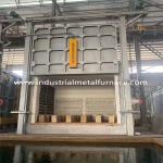 Medium Sized 950 Degree Trolley Car Bottom Furnace , Heat Treatment Furnace 2