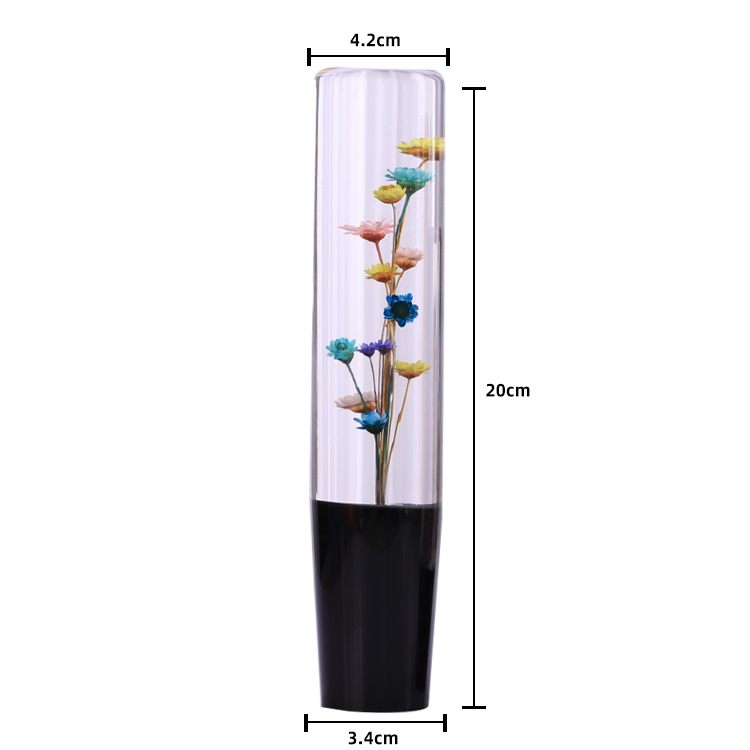 Craft Decoration Resin Shift Knob Flower Resin Gear Knob 10cm 15cm