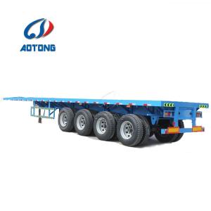 Wholesale ISO9001 Certified 40ft 3-Axle Flatbed/Skeletal Container Trailer for Container Transport from china suppliers