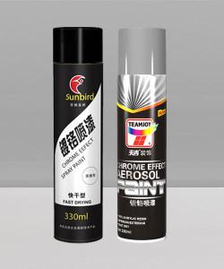 Wholesale Metallic Mirror Face Acrylic Aerosol Paint Chrome Spray Paint For Metal from china suppliers