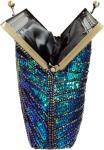VINTAGE STYLE BEADED AND SEQUINED EVENING BAG WEDDING PARTY HANDBAG CLUTCH PURSE