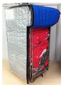 Wholesale Industrial Insulated Roll Container Cover Side Opening With Velcro CE from china suppliers
