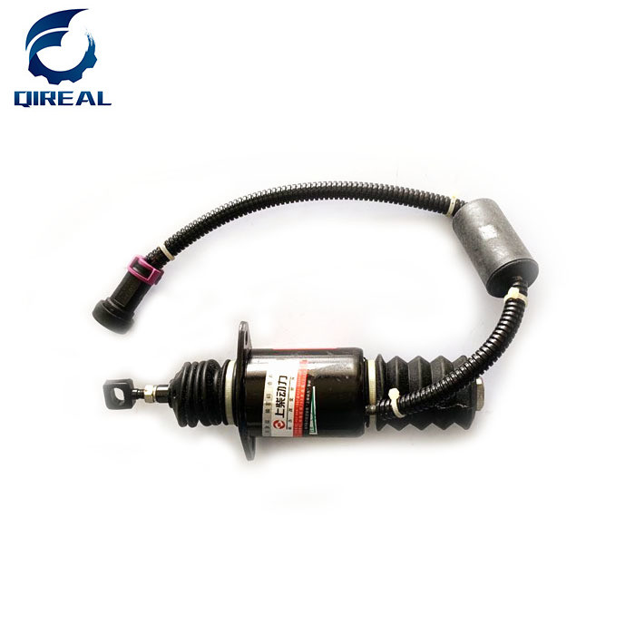 D59-105-12 Shutdown Solenoid Valve For Diesel D6114 Excavator Spare Parts