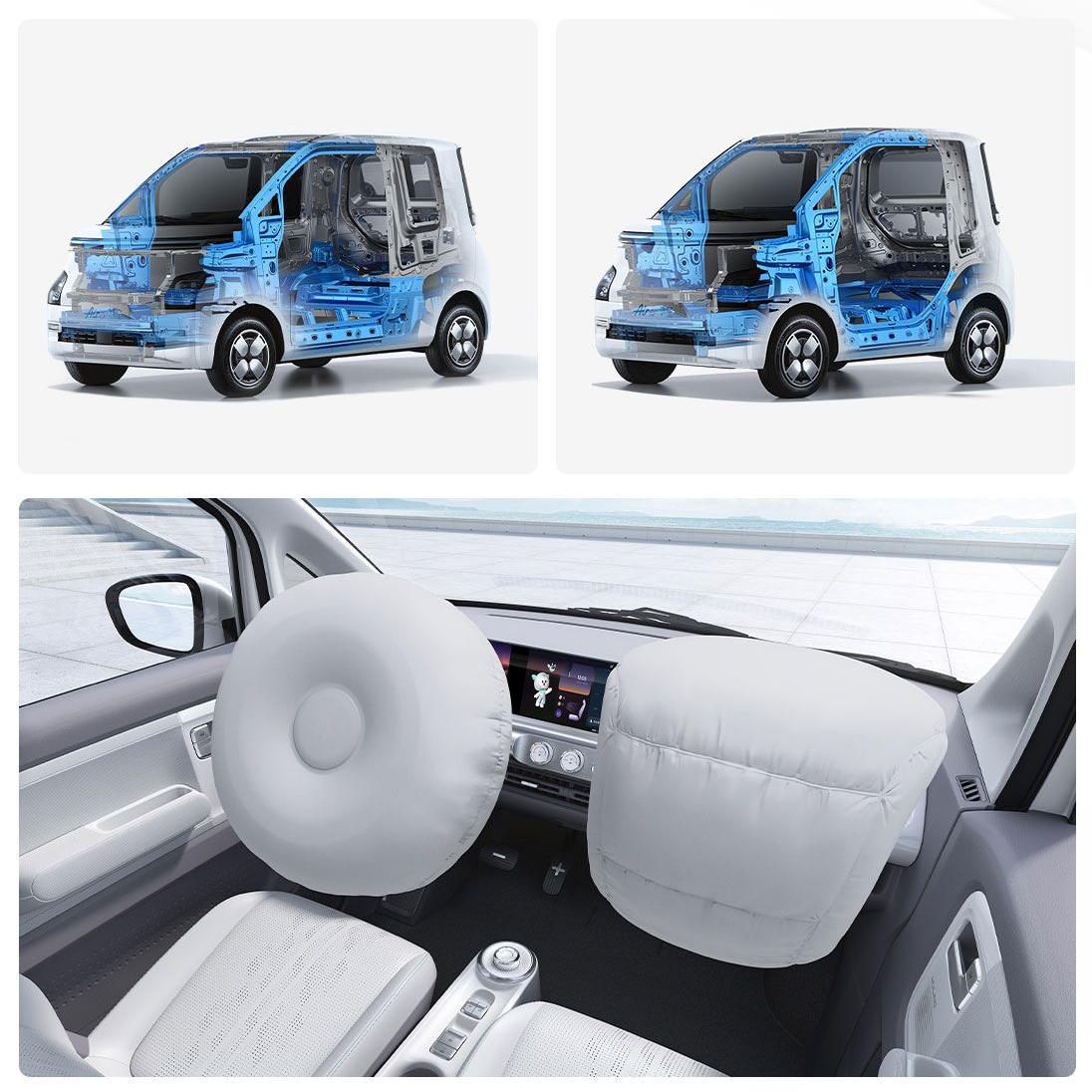 Pure Electric Wuling Air EV Mini Car 2023 Fast Charge Wuling Mini EV With Air Conditioner Number of doors 3