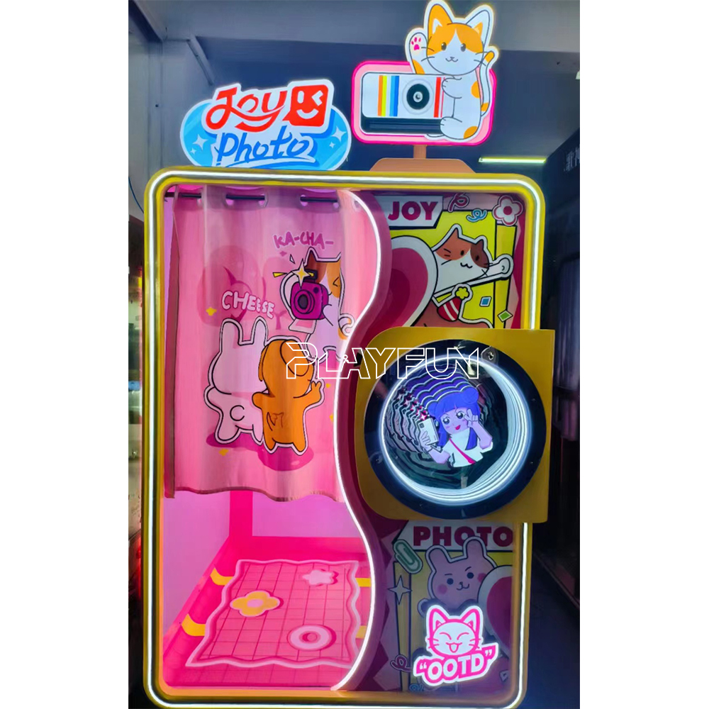 2025 New Commercial Photo Booth Machine Coin Operated Fully Automatic Instant Print Photo Booth Vending Machine